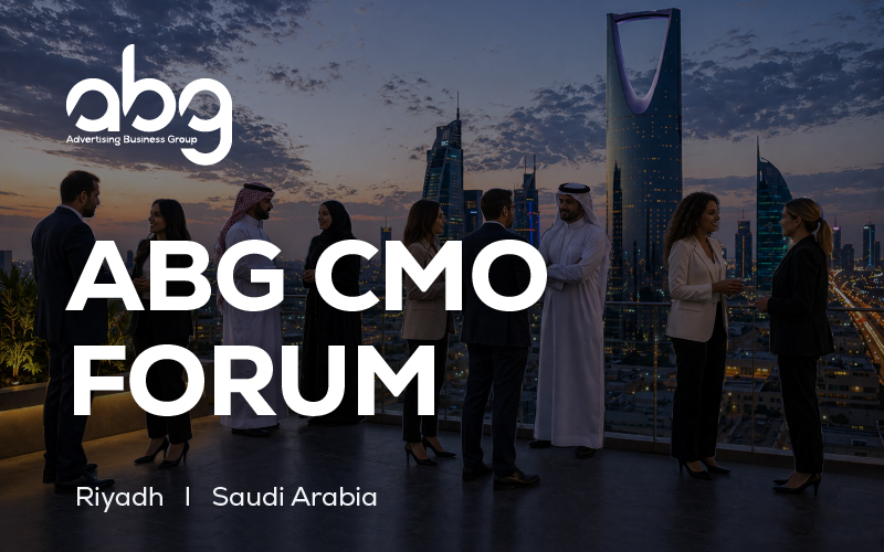 ABG CMO Forum Riyadh Saudi Arabia rooftop business networking event skyline